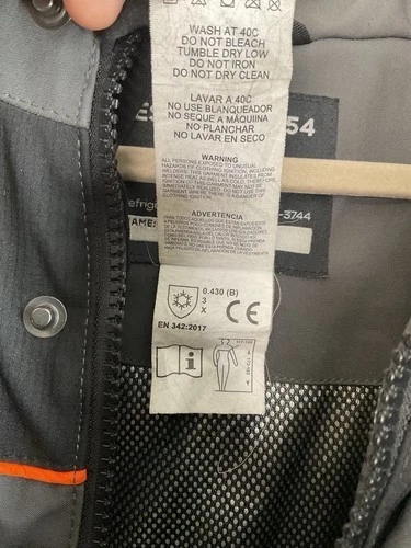 Chaqueta impermeable RefrigiWear 8140R PolarForce aislada cremallera completa para hombre talla XL Foto 3 de 4