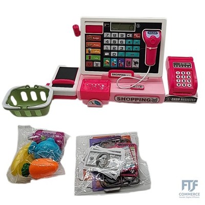 maysida Kinder Registrierkasse Spielzeug Playset, Kleinkind Prentend Play Store
