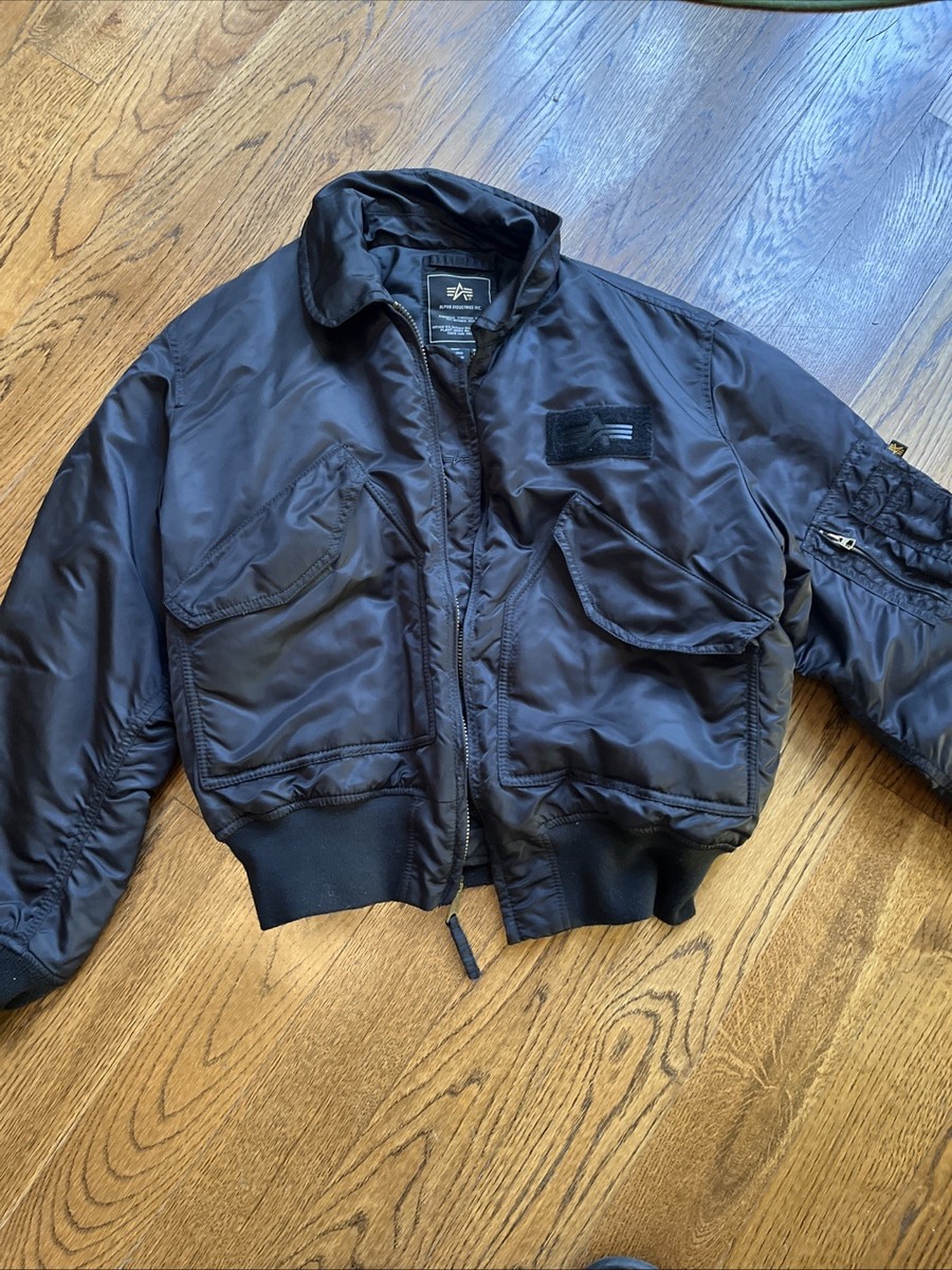 Alpha Industries Flyer's Bomber Jacket CWU-45/P XL Pilot Nylon