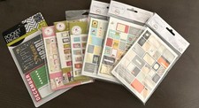 7x packs of Sn p and Project Life and Pocket Pages cards/themed cards