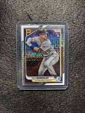 Nick Gonzales 2024 Bowman Chrome RC Mega Box Silver Pittsburgh Pirates #62