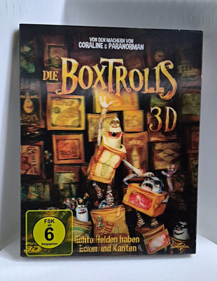 Universal Die Boxtrolls 3D Blu-ray 3D Animation FSK 6 DE/EN/FR/NL UV