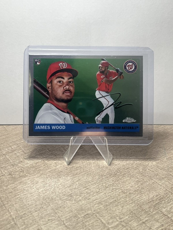 2025 Topps Chrome Platinum - James Wood RC #367 Washington Nationals