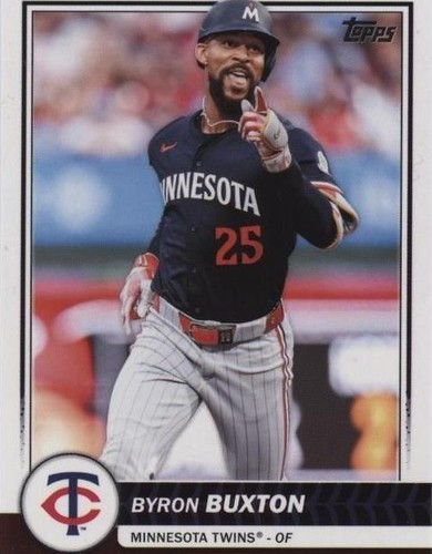 2026 Topps Baseball Series One Byron Buxton #T91 1991 Crackle Foil