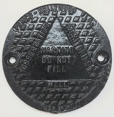 Pemco Observation Bolted Monitoring Manhole Well Cap 103 MWO 8''