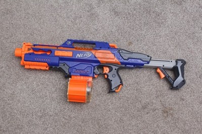 Nerf Rapidstrike CS-18 Electronic Flywheel Blaster with 20 Round Drum TESTED