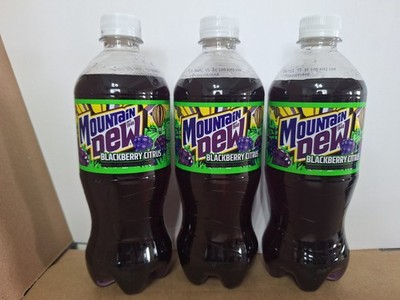 Mountain Dew Blackberry Citrus *three* 20oz! Casey s exclusive - exp. 8/10/26