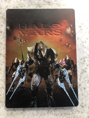 HALO WARS STEELBOOK X-BOX XBOX 360 GAME DISC, MANUAL AND CASE NES HQ