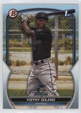 2023 Bowman Prospects Sky Blue 285/499 Yoffry Solano #BP-72 0c3e