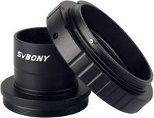 T2 T Ring and T Adapter, 1.25 Inches Metal Telescope Camera Adapter Compatible w