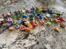 Lot of 50 Iwako-Food, Novelty Erasers Collectible Toys Animals Food Dinos Puzzle