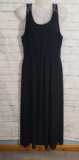 Lace Open Back Maxi Dress Med