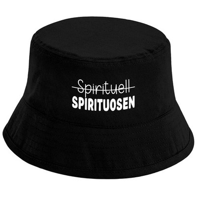 Fischerhut  Spirituell / SPIRITUOSEN  Lustiger Partyhut Festival Malle Statement