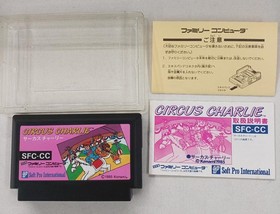 Famicom Software Model Circus Charlie Soft Pro Ewi72