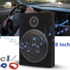 8'' Car Under-Seat 800W Subwoofer Amplifier Speaker Audio Sub Woofer Slim Box AU