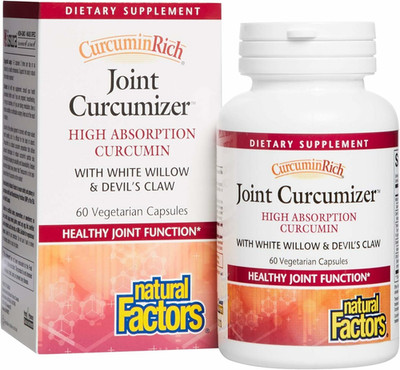 Natural Factors Joint Curcumizer Joint Heart Inflammation Support 60 Caps