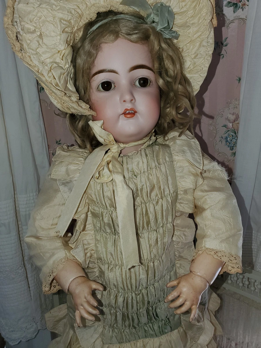 antique doll ୨୧ ジャーマン ビスクドール 可愛い 赤ちゃん Antique