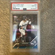 2024 Topps Now - Jonatan Clase #83 8/49 (RC)