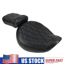 For Honda Shadow ACE 750 VT750C 1998-2003 Softer Diamond Black 2-Up Seat Pillow