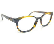 Coach HC 6102 5440 Black Amber Gltr Varsity Stripe Eyeglasses Frame 51-18-140