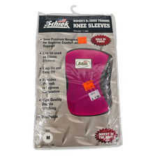 NEW Womens Medium Schiek Sports 5mm Neoprene Knee Sleeves Pink Elbow 1160