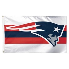 Bandera memorable de los fanáticos del fútbol americano de los New England Patriots 3x5 pies - Buena pancarta de regalo de la NFL