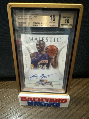 Kobe Bryant 2012 PANINI CRUSADE AUTO ONCARD AUTO Becket 10/10 Pristine 1/1 eBay