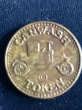 CAR WASH TOKEN Antique car - non refundable - no cash value Very Nice Condition