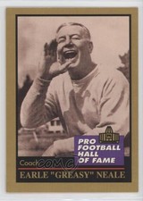 1991 Enor Pro Football Hall of Fame Earle Greasy Neale #106 HOF 0kz8