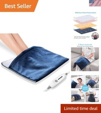 Foot Warmer Electric, Heating Pad King Size Ultra Soft Flannel, Extra Large f...
