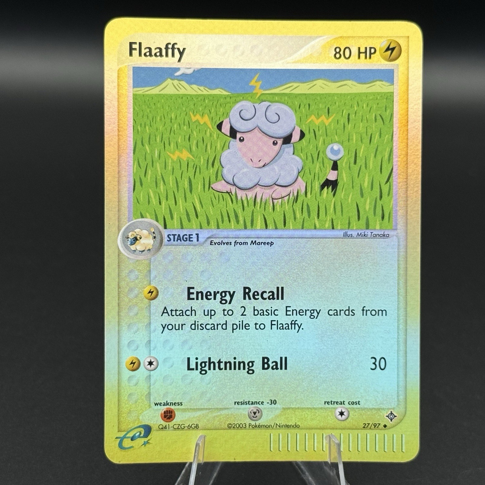 Flaaffy  27/97 EX Dragon Reverse Holo Uncommon Pokemon Card