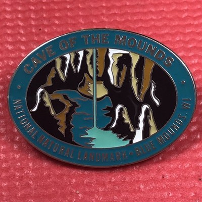 Cave Of The Mounds National Natural Landmark Pin Blue Mounds WI FREE SHIPPING