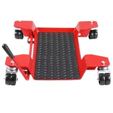 500lbs Motorcycle Center Stand Move Dolly Scooter Mover with 360 Degree Casters