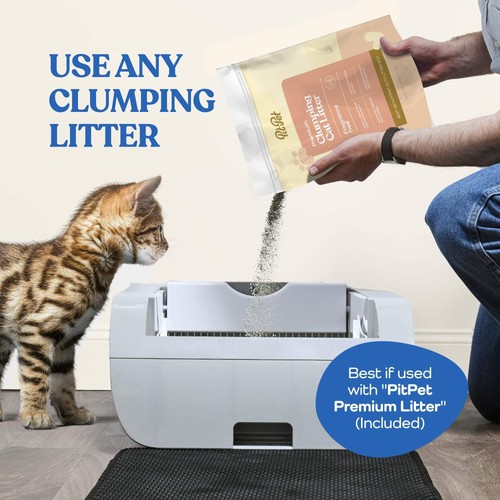 Smart Cat Litter Box Cat Litter Box Wide Opening - Picture 4 of 13