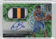2016 Panini Spectra Rookie Jersey Neon Green 6/25 Juan Hernangomez #119 Auto b8h