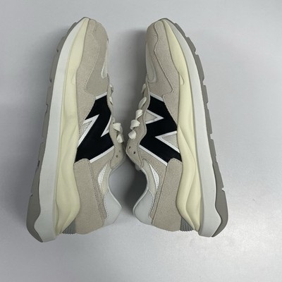 New Balance 57/40 Sea Salt M5740CBC Men\'s Size 14 White Grey Suede Shoe New Balance 57/40 Sea Salt M5740CBC Size 7.5 Men White Grey  main image 3