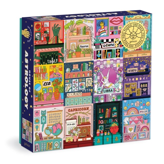 House of Astrology 500 Piece Foil Puzzle by Galison (Jigsaw) - Image 2