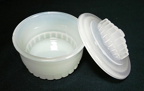 Antique Art Deco Milk Glass Pot c1930 - Picture 5 of 6