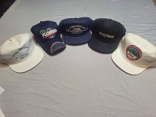 Vintage Trucker Hat Cap Lot Of 5 SnapBack Strapback Advertisement