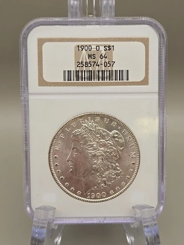 1900-O Morgan Silver Dollar $1 - NGC MS64