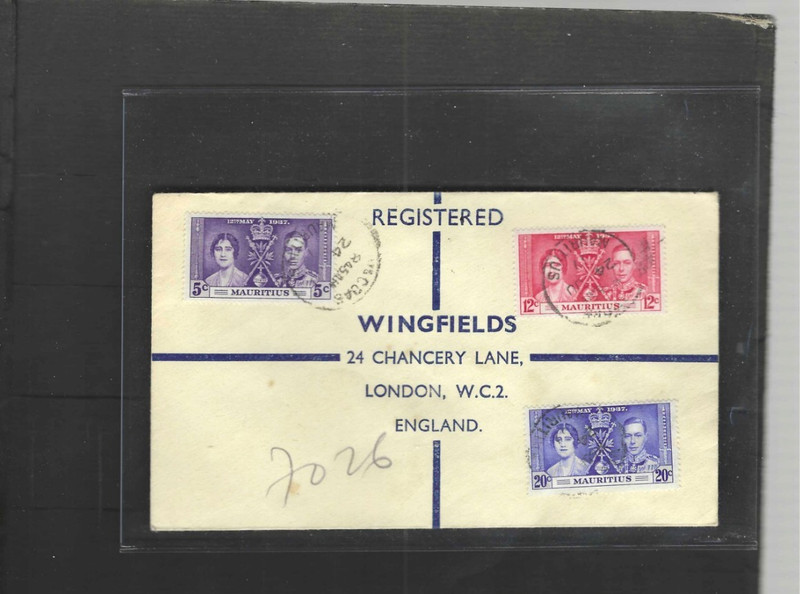 BRITISH COLONIES MAURITIUS CORONATION SET 1937 OMNIBUS F #647