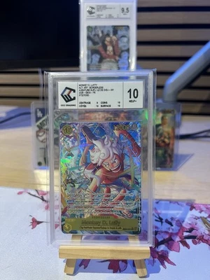 Bandai One Piece JCC Monkey D. Luffy OP04-061 Leader Alt Art Holo FR CCC 10 - Photo 1/2