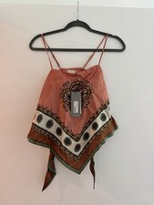 Alemais Scarf Top Size 4 Brand New With Tags