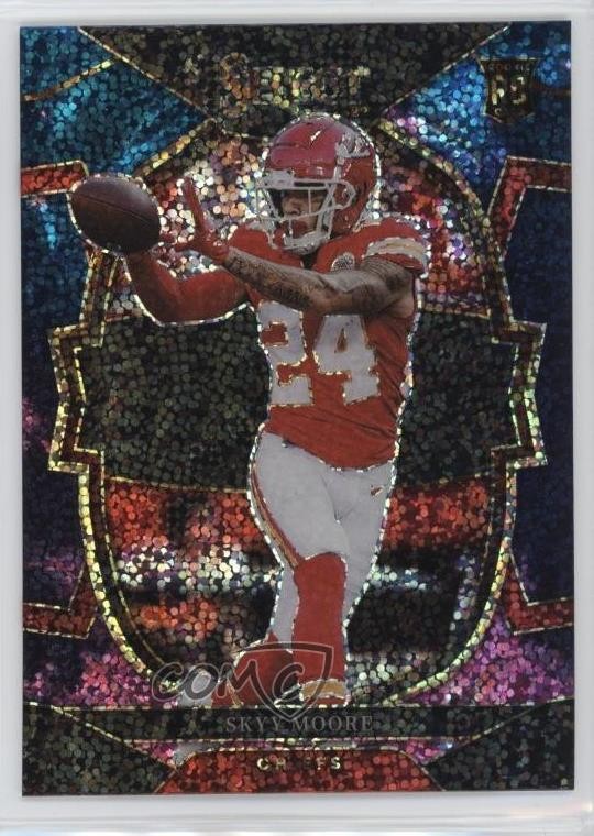 2022 Panini Select Concourse Cosmic Prizm Skyy Moore #21 10p6