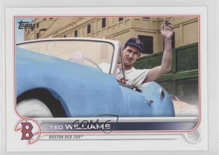 2022 Topps Update SP Legend Variation Ted Williams #US44 HOF