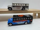 Vintage 1988 Hot Wheels Silver Chrome & Happy Halloween School Bus Lot