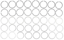 MAHLE 41859CP 1999 - 2016 Chevy 4.8 / 5.3 LS Engines STANDARD Piston Ring Set 