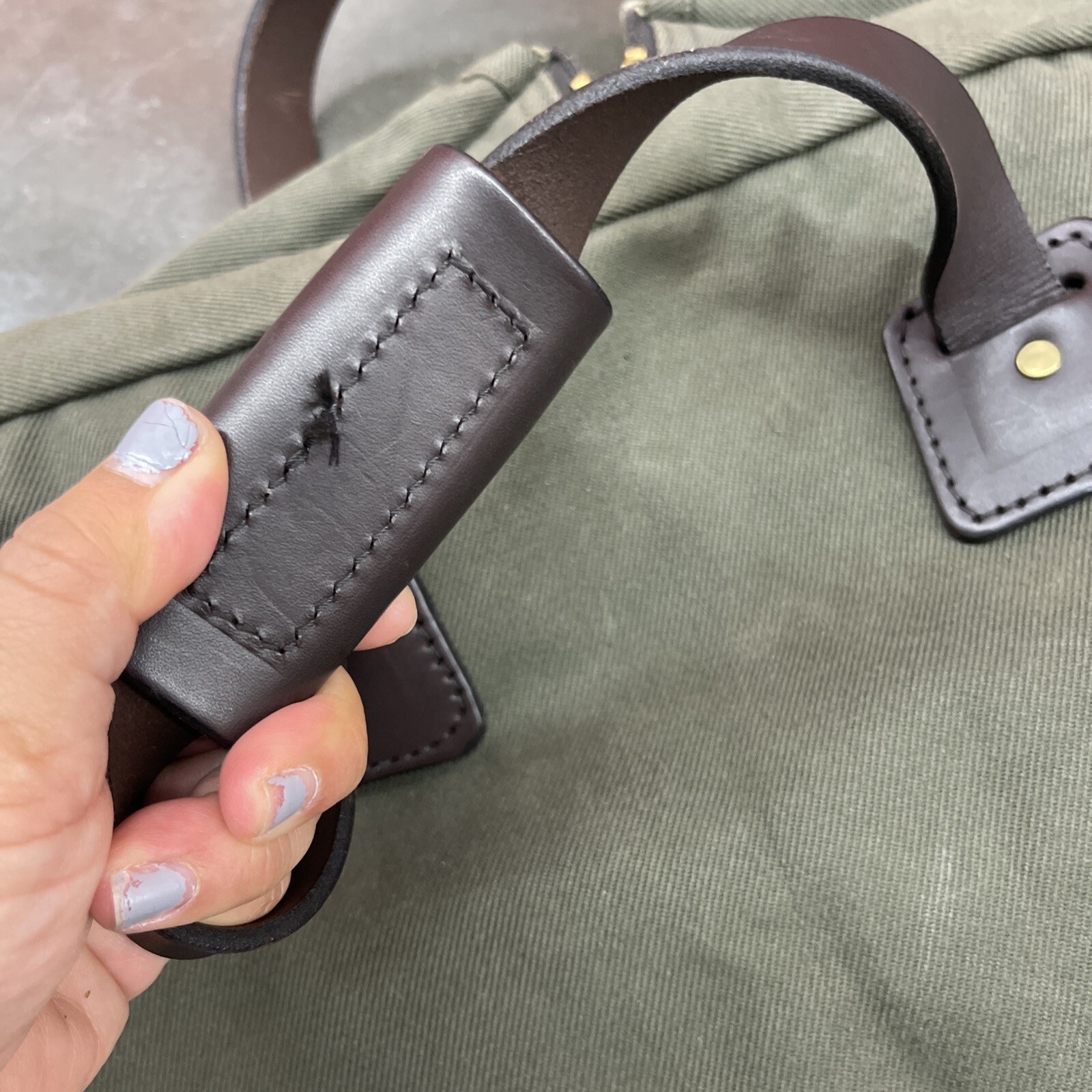 Filson Rugged Twill Suit Cover Garment Bag Otter Gree… Gem