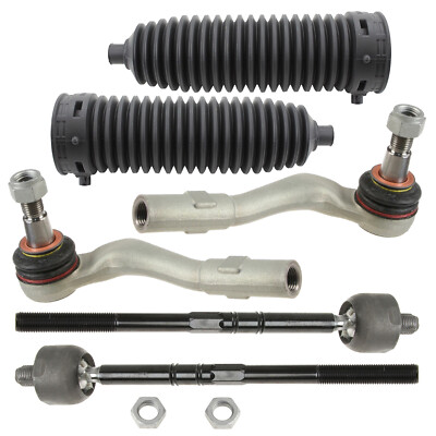 Lemforder 6pc Inner Outer Steering Tie Rod End Boot Kit For C204 W204 C250 C300
