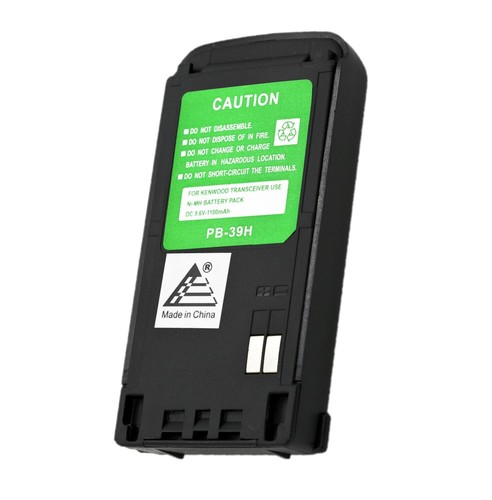 2x Batería NiMh 9,6V 1100mAh para Kenwood PB-39, PB-39H, TH-D7, TH-D7A - Imagen 2 de 6
